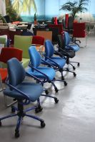 Nr 7b Kinderdrehstuhl --Champ-- blau grau Stiftung Warentest gep