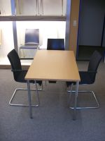 Nr. B20 Klapptische Klapptisch Tische Buche chrom  140 x 80 cm