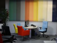 45_ Kunstlederstuhl bunte Stuhl Kunstleder mit Armlehnen
