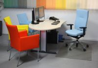 44_ Kunstlederstuhl bunte Stuhl Kunstleder mit Armlehnen