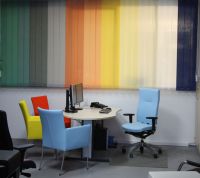 46_ Kunstlederstuhl bunte Stuhl Kunstleder mit Armlehnen