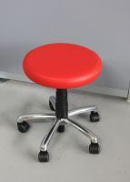 Nr 08 Praxishocker, Sitzhocker, Hocker rot