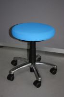Nr 08b Praxishocker, Sitzhocker, Hocker blau