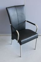 Nr 11 Praxisbesucherst�hle, Besucherst�hle, Kunstleder schwarz