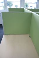 40 cm hoch 280 cm breit schallschluckende Trennwand Stoff PG2