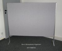 140 cm hoch 050 cm breit schallschluckende Stelltrennwand Stoff