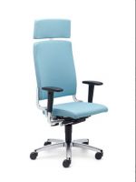 1B, B�rodrehstuhl, Easy Sitzen, Chefsessel, hellblau, TOP TIP