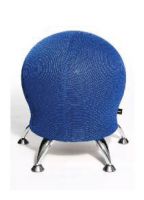 1B Sitzkugel Sitzball blau f�r Physiotherapie B�ro Wartezimmer