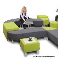 07_ 1A Angebot Sitzlandschaft Schulmoebel W�rfel Kunstleder