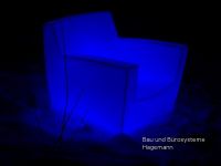 Wellness B�ro&More Nr.S.4 Leuchtsessel blau