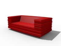 M�bel Elemente Nr.22  Couch, Bank, Liege