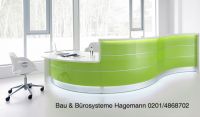 Angebot Theke Empfangstheke gr�n unterschiedliche H�hen