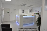1AB  Exklusive Leuchtheke Tresen weiss eckig 190 x 230 cm