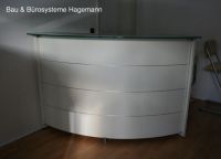 Angebot kleine weisse Theke gerundet 173 cm lang TOP 1 A