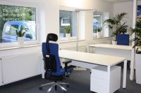 Nr.1 B�rostuhl blau schwarz Vollausstattung edles Design