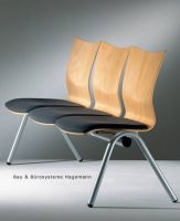 Traversenbank 3er Sitzbank ergonomische Sitzschale