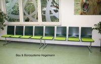 Traversenbank 4er Sitzbank f�r Wartezone limette