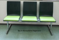 Traversenbank 3er Sitzbank f�r Wartezone limette