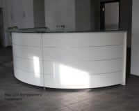 Angebot weisse Theke gerundet 3x60 Grad