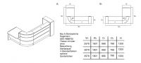 Thekenform 9.8.2A 358 lang x 180 cm Theke mit Beleuchtung