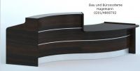 Nr. 1.2 wenge Theke 336 cm lang s-f�rmig mit Beleuchtung