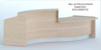 Nr. 24 eiche hell Theke 336 cm lang s-f�rmig mit Beleuchtung
