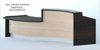 Nr. 11 wenge/eiche hell Theke 336 cm lang s-f�rmig  beleuchtet
