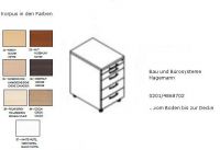 1.0.9 Container h�henverstellbar 60 cm x 72 - 74 cm Farben