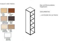 6.0.0 Sideboard 40 cm breit x 183 cm 5OH hoch Melamin Farben