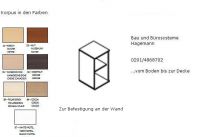 6.1.0 Sideboard als Wandschrank 40 cm breit x 75 cm 2OH hoch