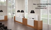 1.0.1 Verwaltungstheke Walnu� Theke / wei�er Frontaufsatz