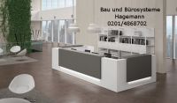 1.1.2 Verwaltungstheke wei�e Theke/ dunkelgrauer Frontaufsatz