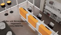 1.2.0 Verwaltungstheke wei�e Theke/ orangener Frontaufsatz