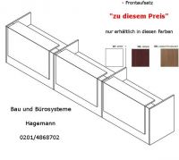 6.0 Verwaltungstheke grade Melaminfarben 432 cm x 88 cm