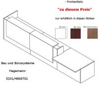 7.0 Verwaltungstheke grade Melaminfarben 426 cm x 113 cm