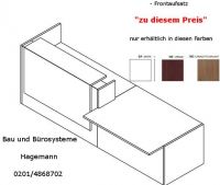 8.0 Verwaltungstheke grade Melaminfarben 286 cm x 113 cm