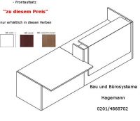 8.5 Verwaltungstheke grade Melaminfarben 286 cm x 113 cm