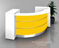 1.0.1 gelb Theke wei� Empfangstresen Arzttheke NEU