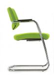 Freischwinger Besuchersessel Italienisches Design 1 A TOP