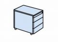Rollcontainer 42 x 80 x 53 cm 1+2+3+3 HE Container 1