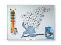 Wei�wandtafel Emailstahl 60 x 90 cm