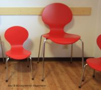 Kinderst�hle Holz rot Kinder St�hle Stuhl lackiert Angebot