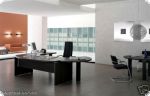 Chefzimmer Schreibtisch braun Chefm�bel Chefzimmerm�bel
