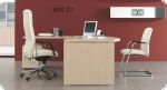 Winkelkombination 200 x 200 cm mit Container helle Eiche