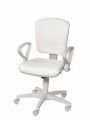 B�rodrehsessel Kunstleder wei� ergonomischer B�rostuhl TOP