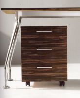 Rollcontainer zebrano Wenge Kirsche Echtholz Furnier