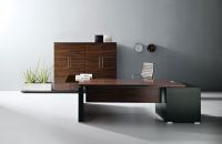 Chefzimmerm�bel zebrano wenge Chefzimmer Schreibtisch