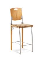Design Barhocker Sitz 65 cm hoch Leder Kunstleder Stoff Wahl