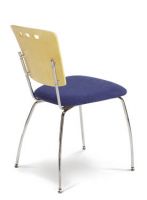 Stuhl blau St�hle blaue Kunstleder Leder Mikrofaser Stoffe Buche