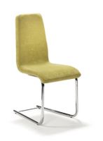 Stuhl St�hle pistazie Freischwinger Hochlehner Kunstleder Leder